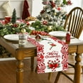 thumbnail image 5 of Christmas Tablecloth Candy Letter Printed, Festive Holiday Party Table Decor with Easy-Clean Durable Fabric, Versatile Use for Dining Tables Family Gatherings and Celebrations, 5 of 5