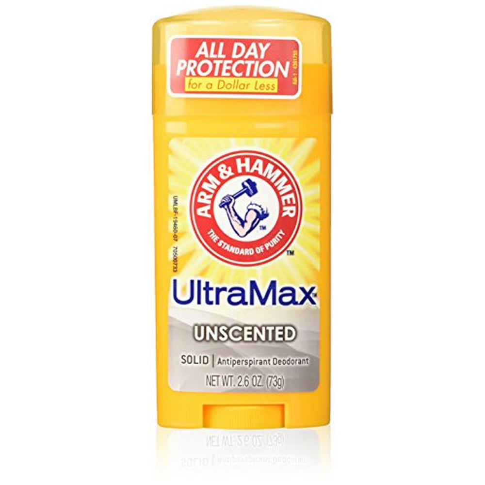 3 Pack Arm & Hammer ULTRAMAX Deodorant Invisible Solid Unscented 2