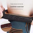 thumbnail image 3 of Rodillera de compresión para adulto, soporte de rodilla de entrenamiento para alivio del dolor articular, correr, ciclismo, baloncesto, tejido, 3 of 4