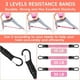 thumbnail image 5 of Juego de bandas de resistencia para piernas y glúteos | Correas de tobillo ajustables con bandas elásticas de fitness | Resistencia de 10/20/30 lbs | Material TPE | Entrenamiento en casa en el, 5 of 6