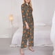 thumbnail image 3 of Fotbe cute fall fox leaf Conjunto de Pijama de Manga Larga para Mujer con Estampado, Ropa de Dormir de 2 Piezas, Conjunto de Casa Suave y Cómodo con Bolsillos-Medium, 3 of 7