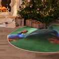 thumbnail image 5 of Lukts Red-Eyed Tree Frog-1 Print Color Life Christmas Tree Skirt, Winter Holiday Tree Mat Decoration ,Can be Used as A Shawl-30", 5 of 6