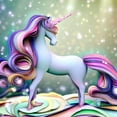 thumbnail image 3 of CafePress - 3D Quilling Unicorn Mugs - 15 oz Ceramic Large White Novelty Mug, 3 of 4