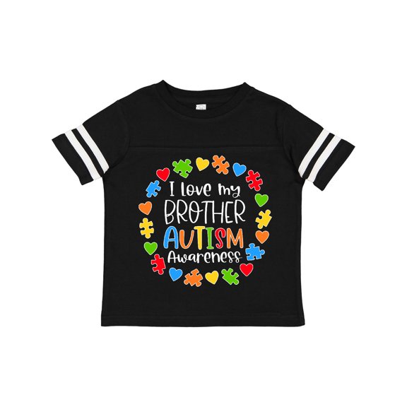 Inktastic I Love My Brother Autism Awareness Boys or Girls Toddler T-Shirt