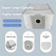 thumbnail image 5 of 20 Pcs Dust Bags for ECOVACS DEEBOT T50 X8 PRO Robot Vacuum Cleaner Accessorie Large Capacity Replac, 5 of 5