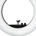 thumbnail image 4 of Impressions Vanity 18 Inch DuoTone LED Vanity Studio Ring Light with Stand, Accessories (Black), 4 of 6