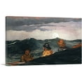 thumbnail image 1 of ARTCANVAS Kissing the Moon 1904 Canvas Art Print by Winslow Homer - Size: 18" x 12" (0.75" Deep), 1 of 9