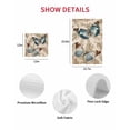 thumbnail image 7 of Vintage Teal Butterfly Kitchen Dish Towels for Drying Dishes Set of 3, Vintage Brown Tree Branch Waffle Weave Microfiber Hand Tea Bathroom Towels Quick Dry & Absorbent Towel 15.7x23.6, 7 of 7