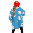 thumbnail image 1 of goowrom Pyjama pour Enfants Couverture Animale Réversible à Capuche Tenue d'Intérieur, 1 of 9