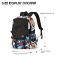 thumbnail image 2 of Casual Fashion Large Capacity Graffiti Backpack, School Bag, Travel Backpack, 2 of 5
