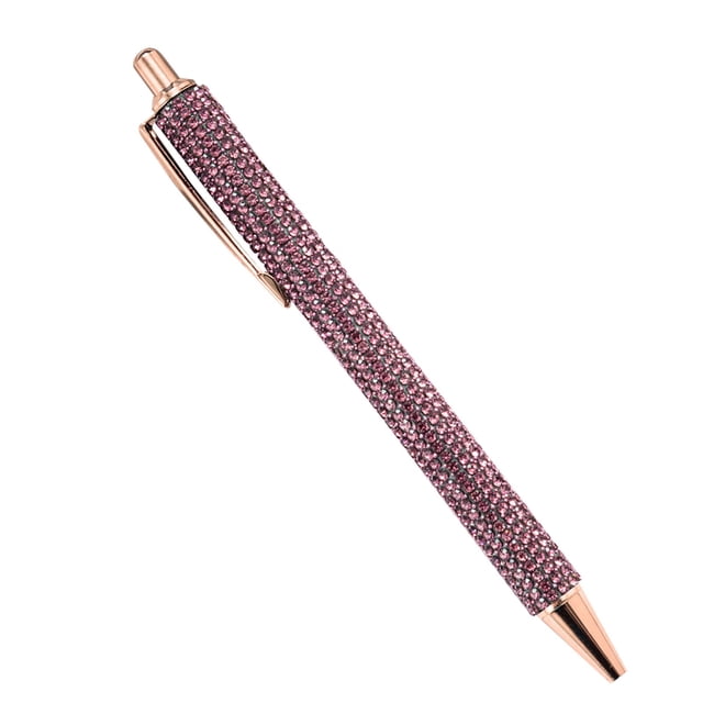 Press The Beating Pen Spots Rhinestone Foreskin Press The Pen Girl Student Stationery Ballpoint Pen Multi Color Press Pen 1ML Small Craft Table