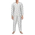 thumbnail image 3 of KLL french bulldog sport golf cap Sleepwear Mens Flannel Pajamas,Long Cotton Pj Set-X-Large, 3 of 7