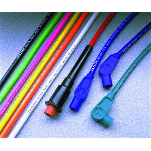 78351 8 mm. Orange Spark Plug Wire Set