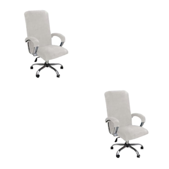 Advancent 3 fundas decorativas embellecedoras para sillas que añaden un toque de elegancia al hogar o la oficina, resistentes al desgaste, color Blanco crema SG 2Conjunto