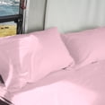 thumbnail image 3 of DNG Creations 5 Piece Zipper Sheet Set - Include (1 Elastic Fitted Sheet , 1 Base Sheet has Zipper, 1 Flat Sheet And 2 Pillowcase) 18 Inch Deep Pocket ( Solid Light-Pink - King ), 3 of 7