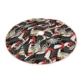 thumbnail image 2 of KLL Christmas Tree Skirt,Party Decorations Farmhouse for Christmas Decorations Holiday Party 48" -Roosters 2, 2 of 6