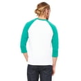 thumbnail image 2 of Bella + Canvas Unisex 3/4-Sleeve Baseball T-Shirt, 2 of 3