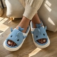 thumbnail image 4 of Zapatillas de tiburón lindas zapatillas planas casuales antideslizantes cómodas para interiores y exteriores, 4 of 9