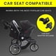 thumbnail image 4 of Jeep Cross-Country Sport Plus Jogging Stroller by Delta Children, Charcoal Galaxy, 4 of 5