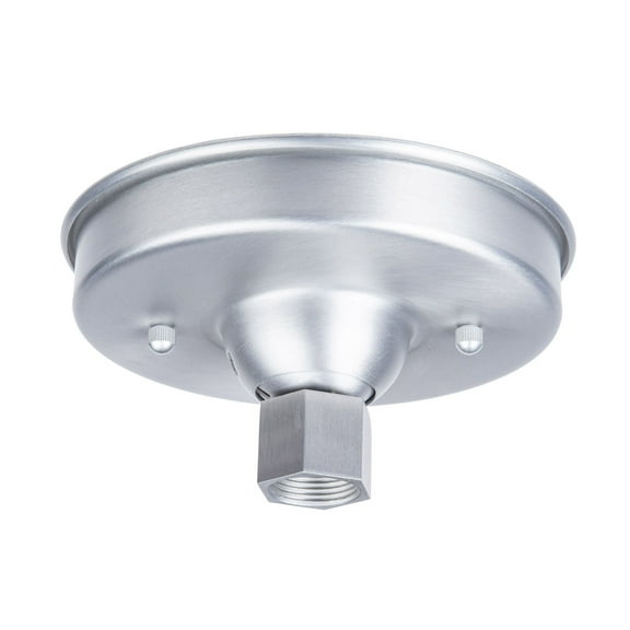 R Series - Light Aluminum Nickel/Silver Industrial Aluminum Pendant Light