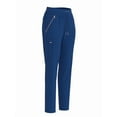 thumbnail image 6 of Women's 4 Way STRETCH Sweat Heart Neck Top with Zipper Cargo Scrub Pants, 6 of 9
