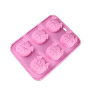 Pig Tarts 4 Cavity Silicone Mold 5307