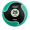 Champion Sports 25-lb Rubber Medicine Ball - Rhino Elite