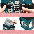 thumbnail image 4 of Tiny Teeth Leak-Proof Foldable Car Garbage Can with Lid and Hanging Storage Bag, 4 of 6