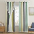 thumbnail image 1 of Cortina XiDi Blackout Kids, color amarillo, gris y verde, 86 x 160 cm, 1 of 9
