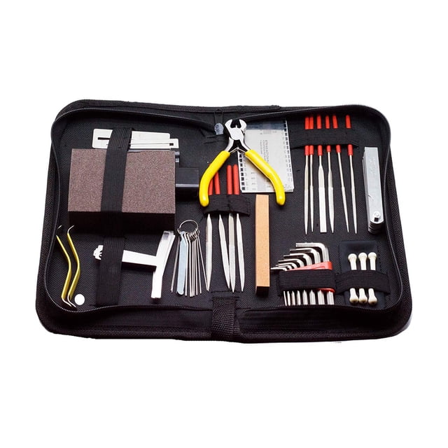 Accesorios completos para guitarra Kit de reparación de guitarra Kit de cuidado de guitarra Mantenimiento