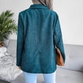 thumbnail image 4 of Abrigos casuales de moda de primavera para mujer, prendas de abrigo de punto de algodón, abrigos de invierno con botones, 4 of 5