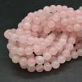 thumbnail image 5 of K-KED Grade A Natural Rose Quartz (pink) Gemstone Round Beads - 4mm 6mm 8mm 10mm-4 mm, 5 of 6