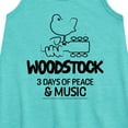 thumbnail image 2 of Woodstock - 3 Days of Peace & Music - Outline Drawing - Toddler & Youth Girls A-line Dress, 2 of 4