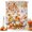 Khaki, variant on Gnomes Fall Shower Curtains for Bathroom, Maple Leaf Thanksgiving Pumpkins Orange Waterproof Fabric Shower Curtain, Decorative Bathroom Curtain for Bathtub, 72"x84", No Hooks Included