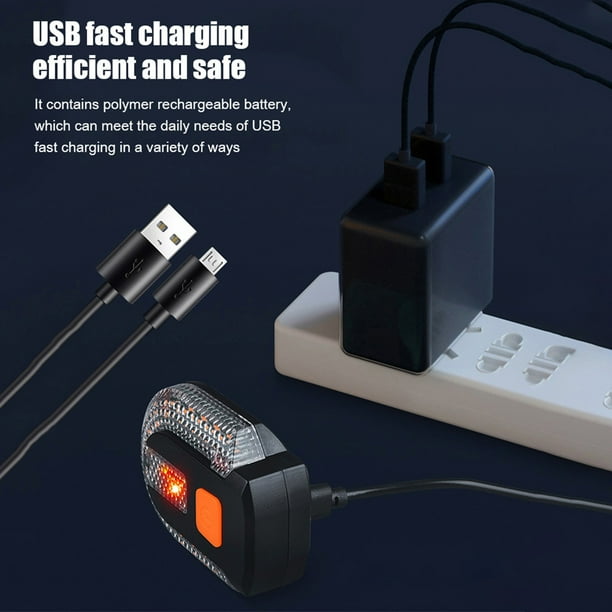 Nyutcwe Clignotants Vélo Sans Fil – Feu Arrière Rechargeable, 3 Modes, étanche, Télécommande Au Guidon