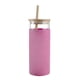 thumbnail image 1 of Silicona Alta Paja De Vidrio De Borosilicato Botella De Vidrio De Una Sola Capa 600Ml Taza De Té Con Tapa De Bambú Manga De Aislamiento De Paja Para Oficina Hogar 1Pcs Manga Vogacara HA026595-05, 1 of 6