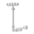 thumbnail image 1 of Pool Fountain for Inground Pools Universal Compatibility Pool Fountain Adjustable Pool Waterfall Sprinkler for Inground,1x five-head fountain + 1x second-level adapter, 1 of 6