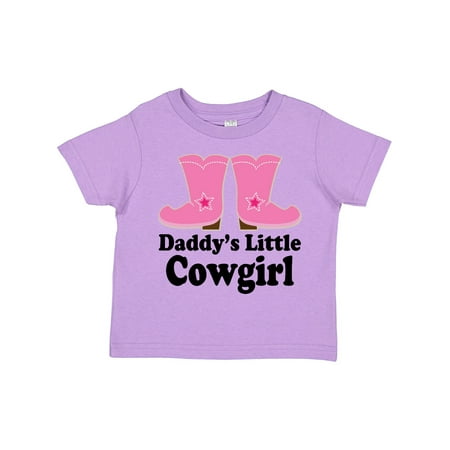 

Inktastic Daddy s Little Cowgirl Gift Toddler Toddler Girl T-Shirt