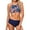 Colorful Leaf, variant on Attraco Women Halter Bikini Swimwear High Neck Two Piece Bikini Swimsuits