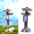thumbnail image 2 of Youkk Moss Micro-landscape Decoration Signpost Resin Handicraft Simulation Road Sign Fairy Garden Decor, 2 of 6