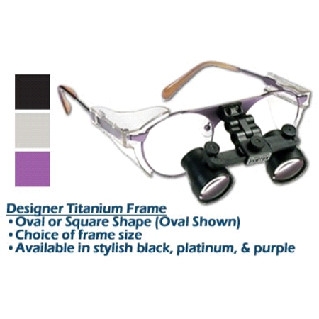 - 2.5xx SheerVision Titanium Ultra-Light Flip-Up Loupes