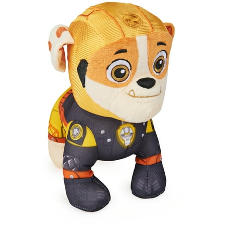 PAW Patrol, Moto Pups Rubble, Stuffed Animal Plush Toy, 8-inch, for Kids Aged 3 and up