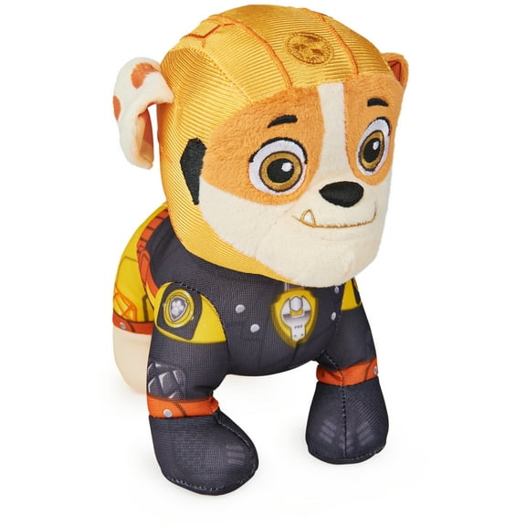 PAW Patrol, Moto Pups Rubble, Stuffed Animal Plush Toy, 8-inch, for Kids Aged 3 and up