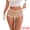 Beige, variant on DARING DIVA Women's Underwear Mid Waisted Hollow Out Breathable Panties L Black