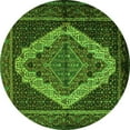 thumbnail image 1 of Ahgly Company Indoor Round Persian Green Traditional Area Rugs, 7' Round, 1 of 1