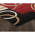 thumbnail image 4 of GLORY RUGS Area Rug Modern 8x10 Dark Red Soft Hand Carved Contemporary Floor Carpet with Premium Fluffy Texture for Indoor Living Dining Room and Bedroom Area, 4 of 5