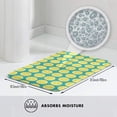 thumbnail image 6 of Bathroom Rugs Non Slip Washable - cute blue Lemon Kitchen Mats for Floor, Area Rugs for Entryway Rugs Indoor, Laundry Bathroom Room Door Rug with Rubber Backing 20x31.5in, 6 of 8