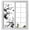 White Black, variant on Chinese Painting Window Privacy Film, Traditional Culture Cool Bird Tree Branch Static Cling UV Sun Blocking Heat Control Window Tint Day and Night, Non-Adhesive One Way Privacy Cover 23.6''x59''