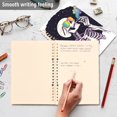 thumbnail image 4 of FORMRS 1-Subject Spiral Notebook 8" x 5" College Ruled 60 Refillable Sheet, 2 Pack, White Skeleton, 4 of 7