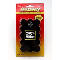 Super Sliders Felt Pads 60 count 1" round